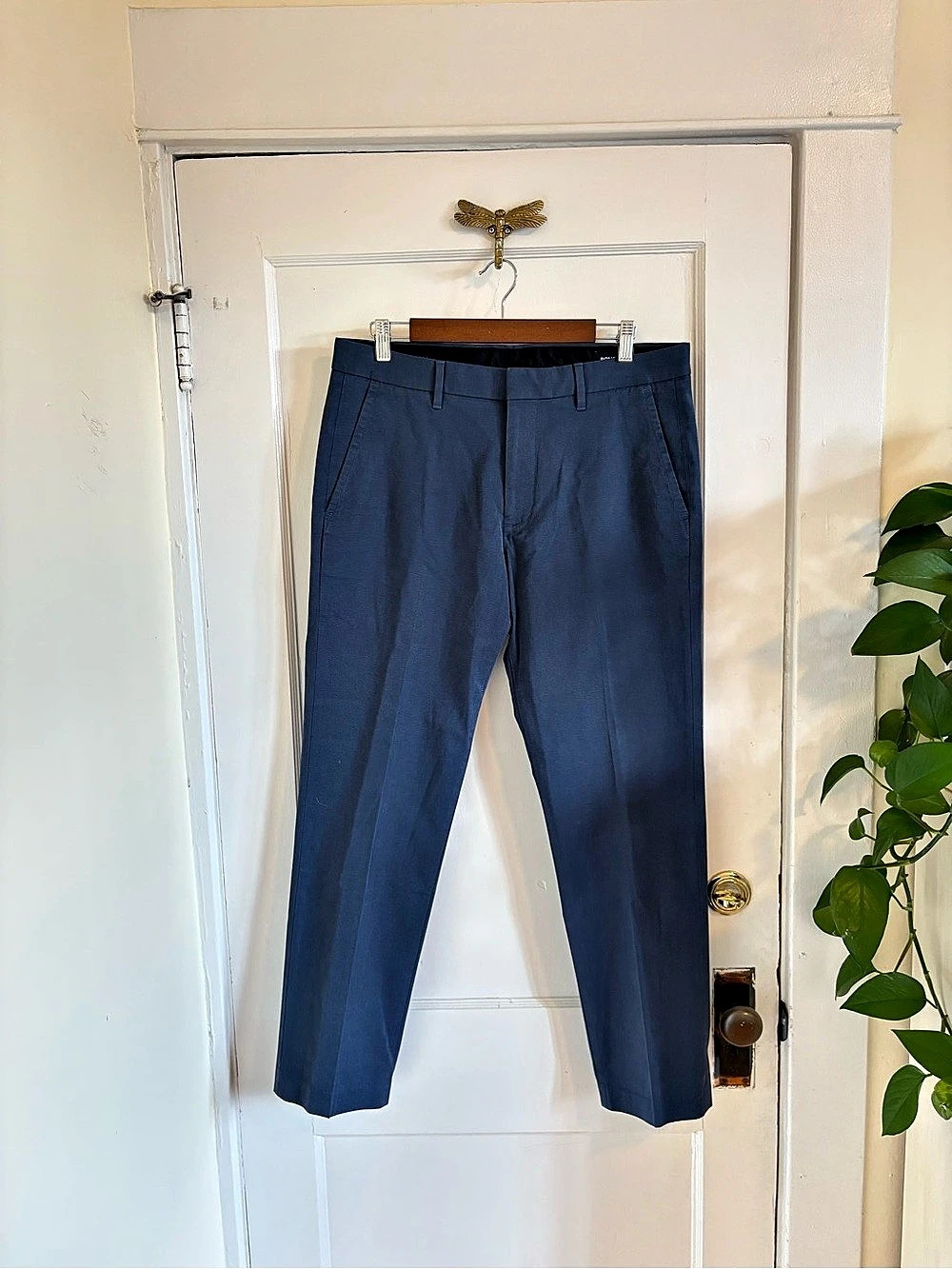 Bonobos Weekday Warrior Slim Dress Pants Monday Navy Blue Waist 33